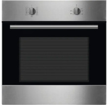 Four encastrable en acier inoxydable avec boutons de commande et façade en verre