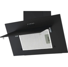 Hotte aspirante avec filtre à graisse métallique et boutons de commande