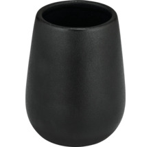 Gobelet noir pour brosses à dents