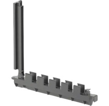 Support d''étagère gris pour étagères