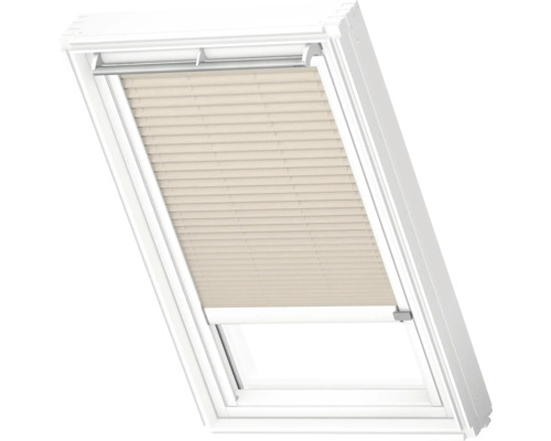 Dachfenster mit Plissee-Rollo zur Verdunkelung