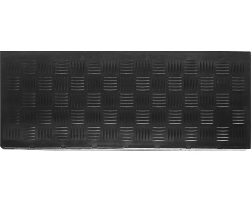 Stufenmatte Imperial rechteckig schwarz 25x65x3 cm