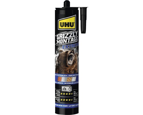 UHU Grizzly Montage Power blanc 370 g