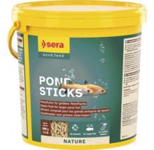 Aliment complet Sera Pond Sticks pour grands poissons de bassin en seau