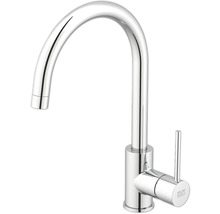 Robinet de cuisine en métal avec bec haut