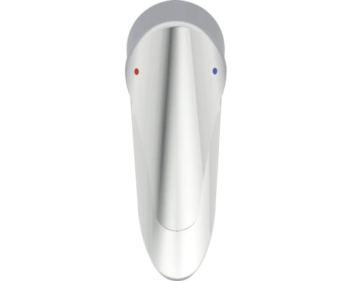 Mitigeur monocommande pour lavabo avec indication eau froide et eau chaude