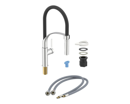 Robinet de cuisine avec accessoires