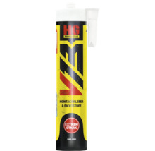 Colle de montage et mastic d''étanchéité en cartouche