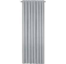 Gardine aus Stoff mit Faltenbandaufhängung