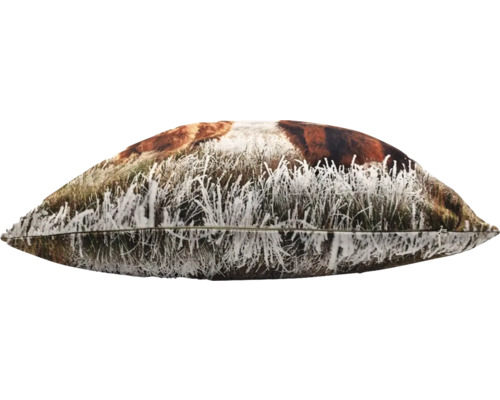Coussin décoratif avec motif de vache Highland