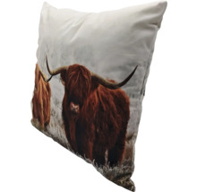 Coussin avec motif vache Highland