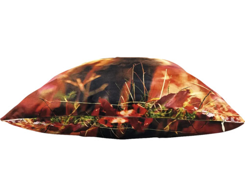Coussin décoratif avec motif de feuilles d''automne
