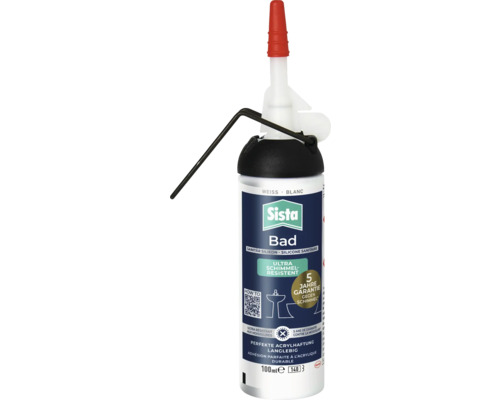 Sista Bad silicone sanitaire, résistant aux moisissures, 100 ml
