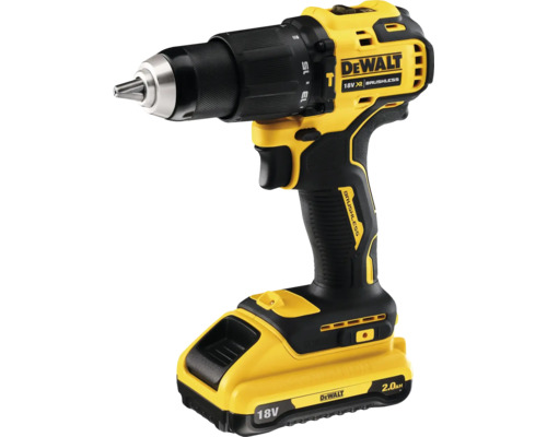DeWalt Perceuse-visseuse à percussion sans fil 18 V avec 2 x batteries 2 Ah Perceuse-visseuse sans fil DeWalt 18 volts