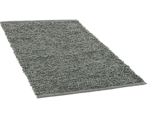 Grauer Badteppich