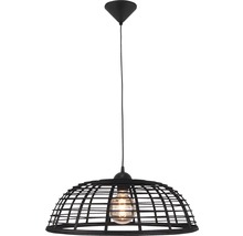 Pendelleuchte 1-flammig HxØ 120x47 cm schwarz