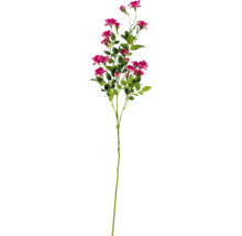 Dekorative Kunstblume mit Rosen und Blättern