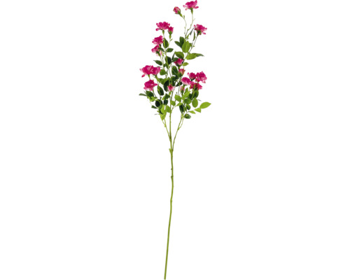 Dekorative Kunstblume mit Rosen und Blättern