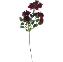 Künstliche Rose mit Blättern