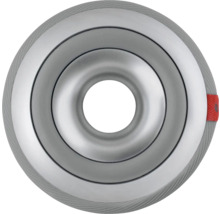 Haut-parleur rond avec effet métallique