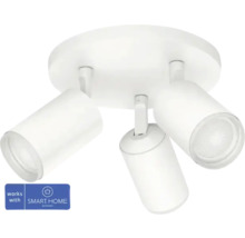 Deckenleuchte mit drei Strahlern, Smart Home kompatibel