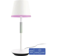 Tischleuchte mit Lampenschirm und Smart Home Funktion