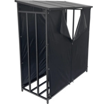 Étagère à bois de chauffage avec couverture pour l''extérieur