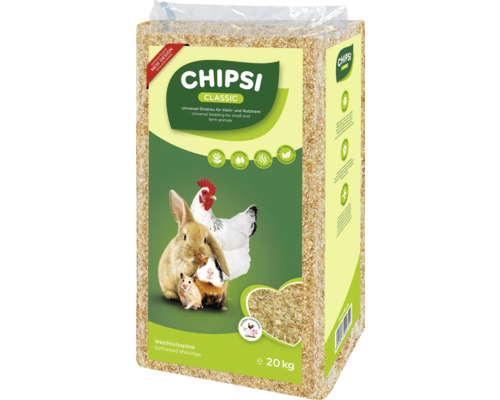 Litière universelle CHIPSI CLASSIC pour petits animaux et animaux de ferme, 20 kg