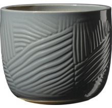 Pot de fleurs avec motif en relief