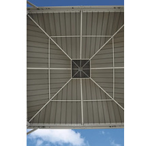 Vue de la structure de toit d''un pavillon