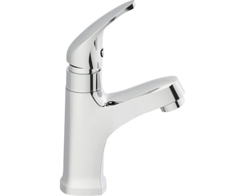 Einhebelmischer aus verchromtem Metall