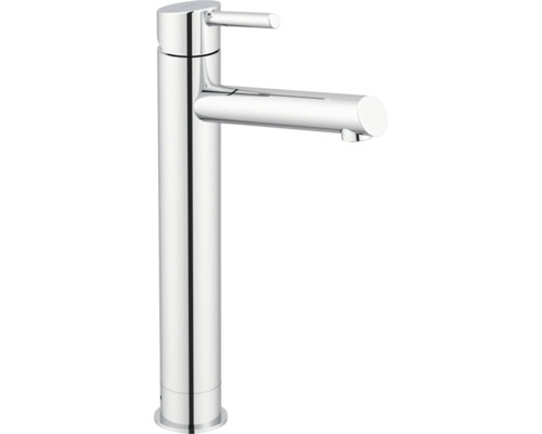 Hoher Waschtischmischer aus Metall