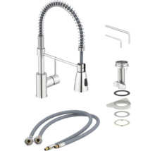 Küchenarmatur mit Brauseschlauch und Zubehör