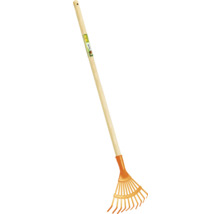 Laubbesen mit Holzstiel und Kunststoffzinken