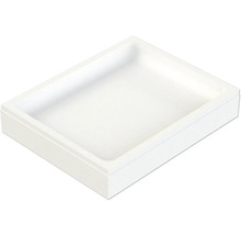 Quadratische Duschwanne aus Sanitäracryl