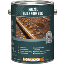 Huile pour bois en boîte métallique d''une contenance de 0,75 litre