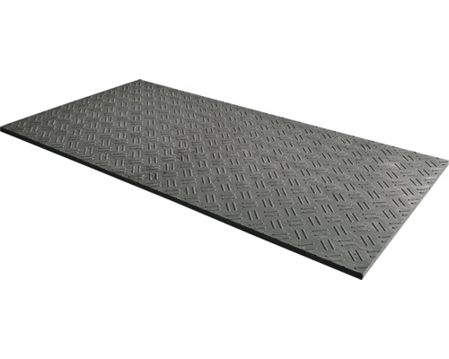 Panneau recyclage UpBoards tôle striée 16.5x60x120 cm Plaque de sol rainurée