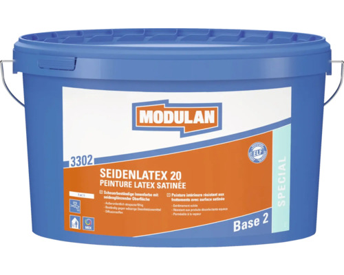 Seau de peinture d''intérieur Modulan Seidenlatex 20