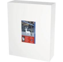 Verpackung einer leuchtenden Rentierfigur für den Innen- und Außenbereich