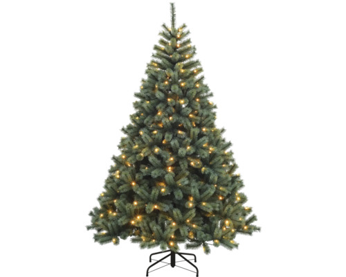 Sapin de Noël artificiel décoré avec support