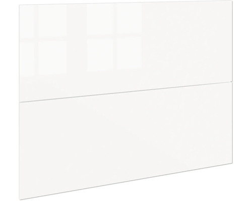 PICCANTE Smart Frontenset Oberschrank 90 cm Falttür weiss hochglanz foliert "W" Küchenfront in glänzendem Weiss