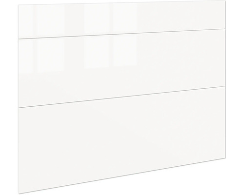 PICCANTE Smart Frontenset Unterschrank 90 cm 1 Schubkasten mit 2 Auszügen weiss hochglanz foliert "AD" Schrankfront mit drei Schubladen