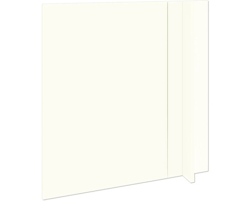 PICCANTE Smart Front Eckunterschrank 100 cm 1 Drehtür weiss Feinstruktur mit Dickkante "AG" Schranktür