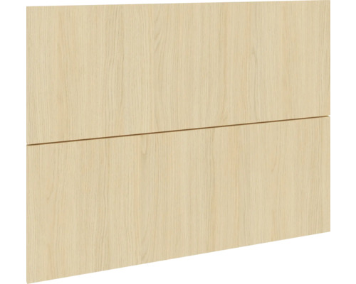PICCANTE Smart Frontenset Oberschrank 90 cm Falttür Eiche hell Nachbildung mit Dickkante "W" Holzfront für Möbel