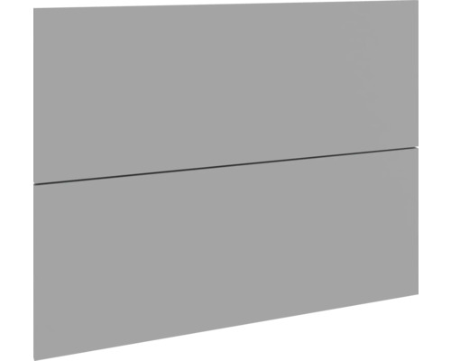 PICCANTE Smart Frontenset Oberschrank 90 cm Falttür basaltgrau matt mit Dickkante "W" Schubfront für Möbel