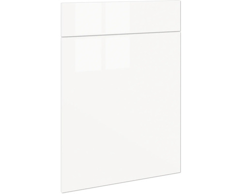 PICCANTE Smart Frontenset Unterschrank 50 cm 1 Drehtür und 1 Schubkastenblende weiss hochglanz foliert "Z" Weisse Küchenfront