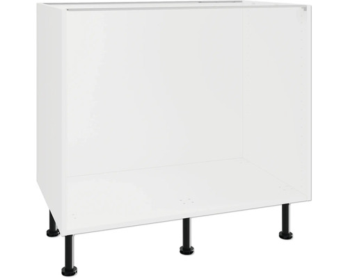 Caisson bas de cuisine PICCANTE Smart PICCANTE Smart LxHxP 90x70,4x55,5 cm Couleur de façade - Couleur du corps blanc Meuble bas de cuisine sans façade ni plan de travail