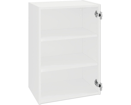 Corps d'armoire suspendue PICCANTE Smart PICCANTE Smart LxHxP 50x70,4x33 cm Couleur de façade - Couleur du corps blanc Armoire de cuisine blanche ouverte avec trois étagères