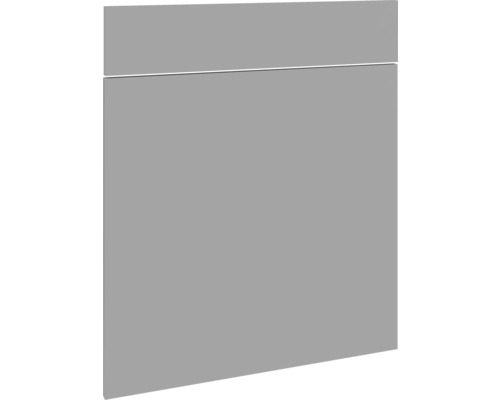 PICCANTE Smart Frontenset Unterschrank 60 cm 1 Drehtür und 1 Schubkastenblende basaltgrau matt mit Dickkante "AA" Küchenschrankfront