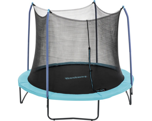 Trampoline de jardin rond avec filet de sécurité